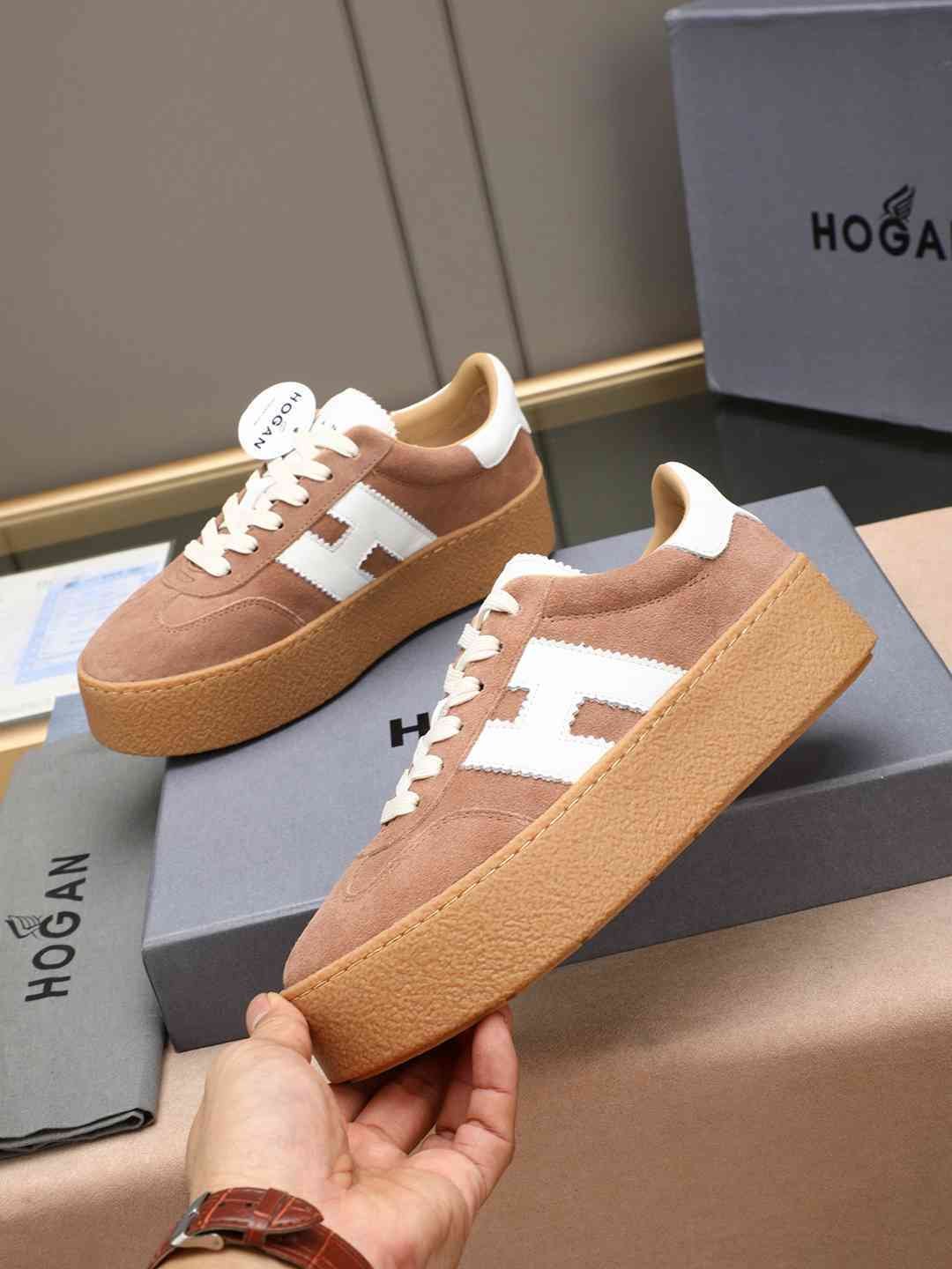 Hogan Women’s Platform H698 Trainer Sneakers Colorway 11 1308350-11