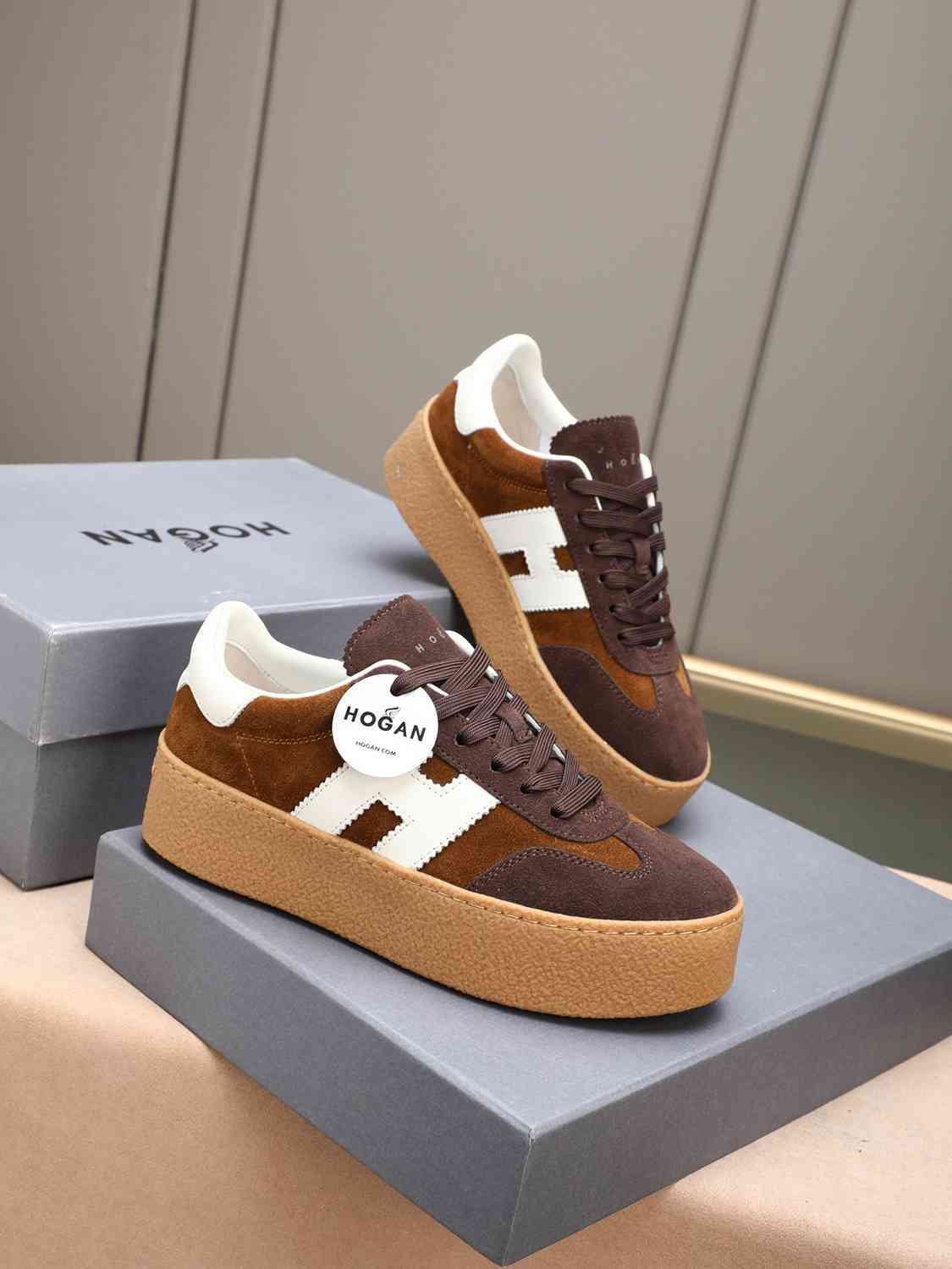 Hogan Women’s Platform H698 Trainer Sneakers Colorway 10 1308350-10