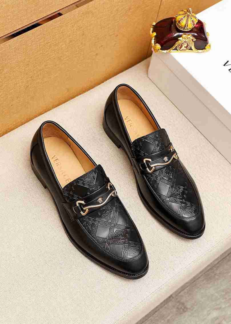 Versace Calfskin leather Dress Shoes Colorway 15 1615251-15