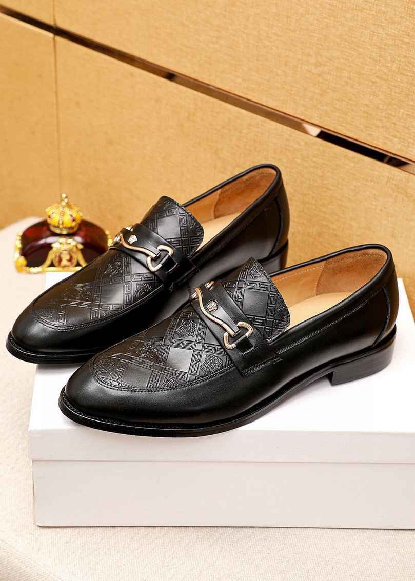 Versace Calfskin leather Dress Shoes Colorway 15 1615251-15