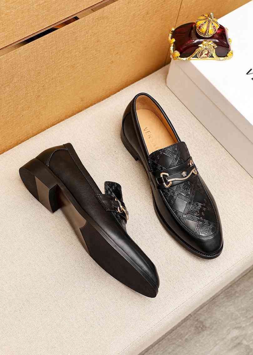 Versace Calfskin leather Dress Shoes Colorway 15 1615251-15