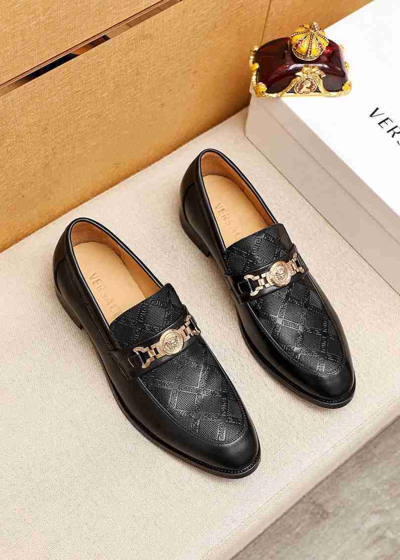 Versace Calfskin leather Dress Shoes Colorway 14 1615251-14