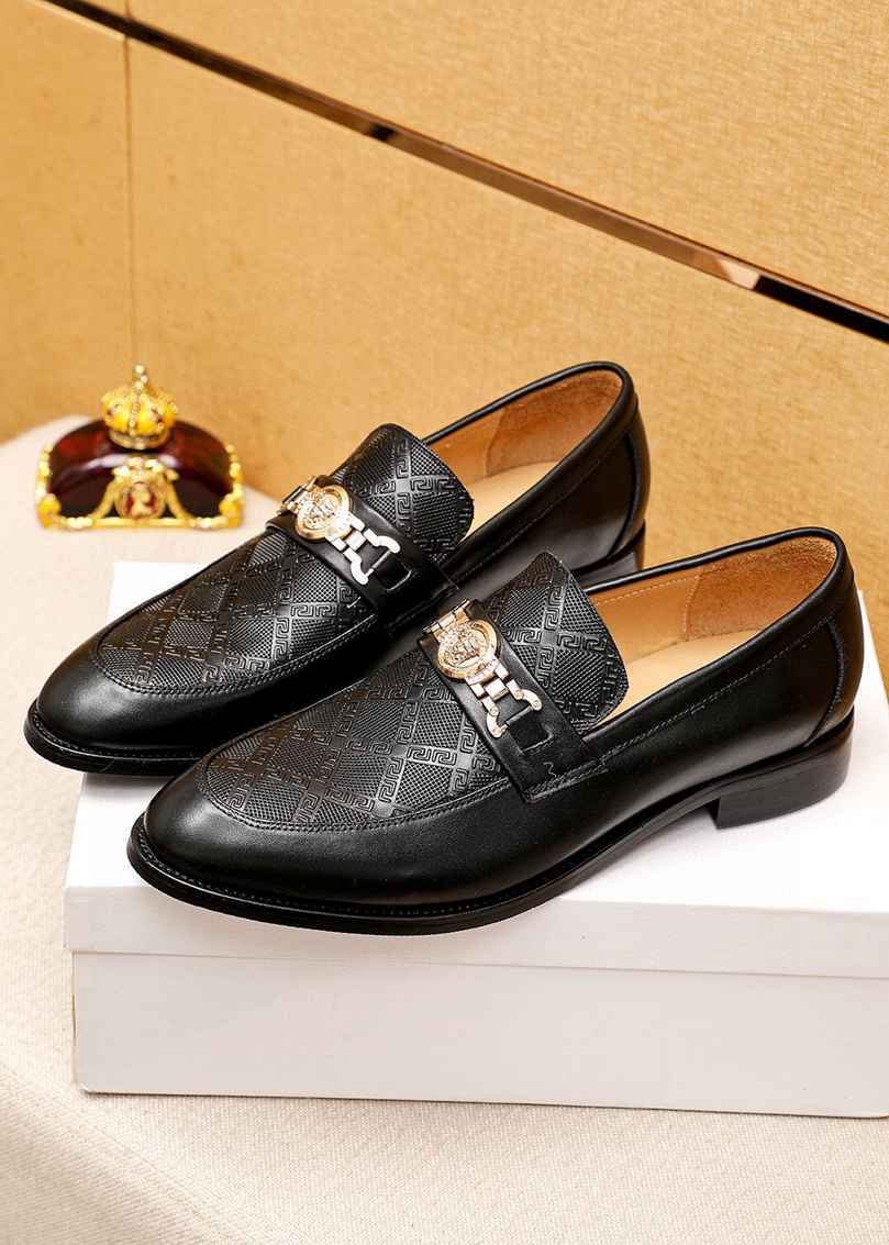 Versace Calfskin leather Dress Shoes Colorway 14 1615251-14
