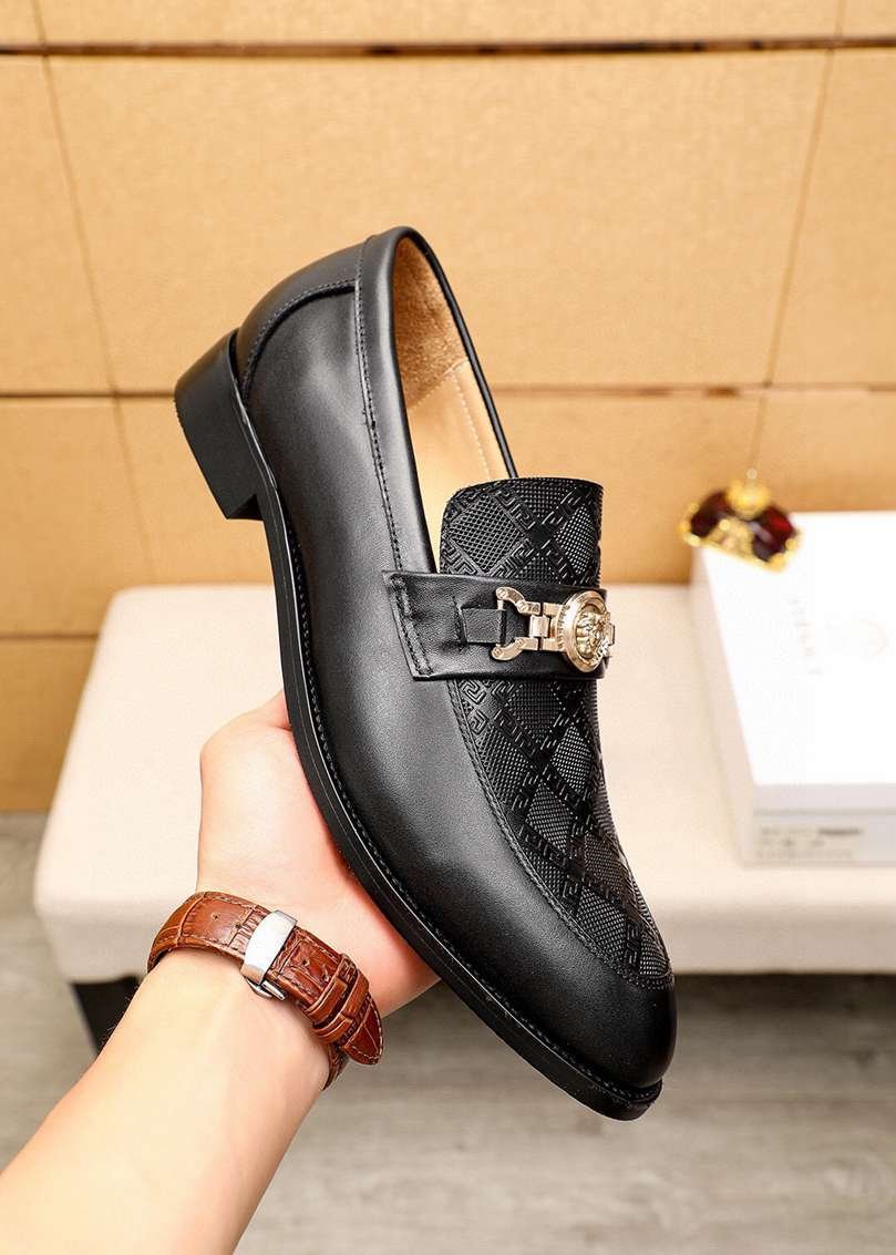 Versace Calfskin leather Dress Shoes Colorway 14 1615251-14