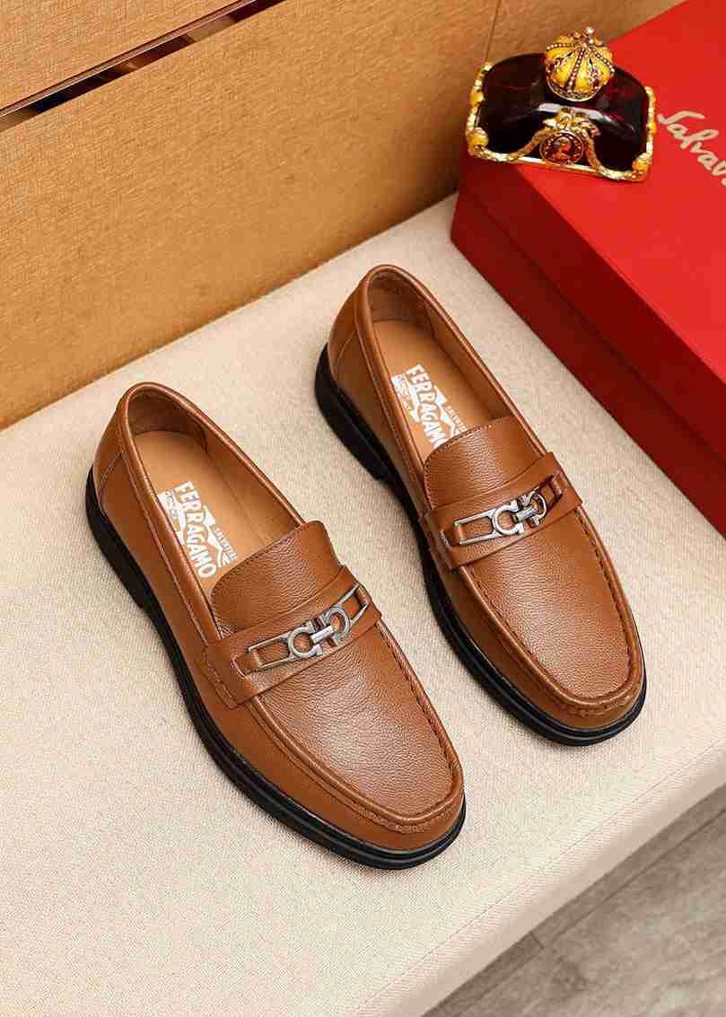 Versace Calfskin leather Dress Shoes 1615260