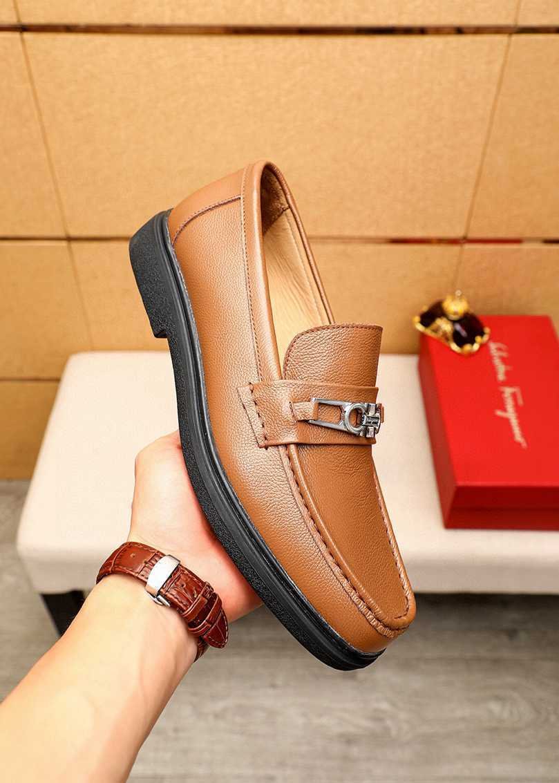 Versace Calfskin leather Dress Shoes 1615260