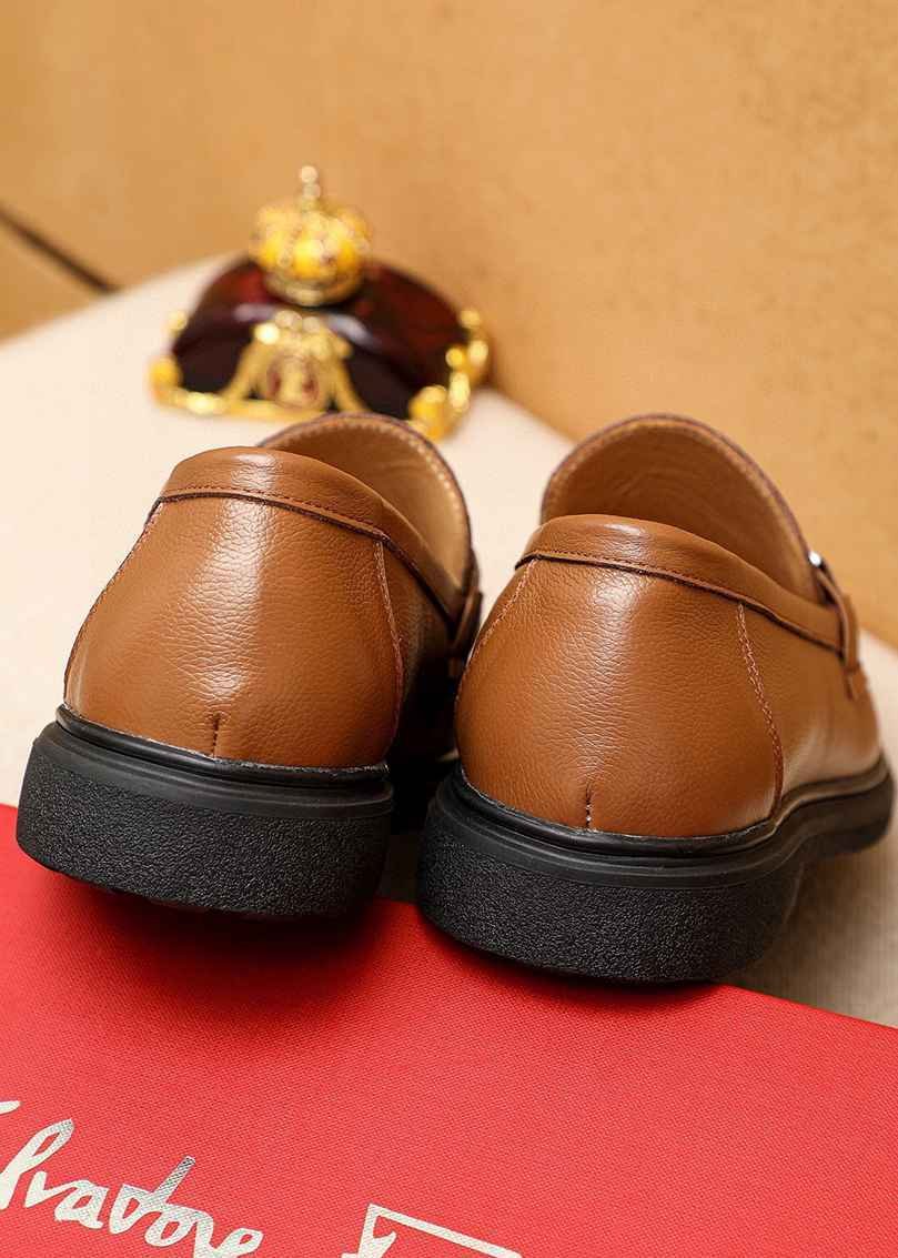 Versace Calfskin leather Dress Shoes 1615260