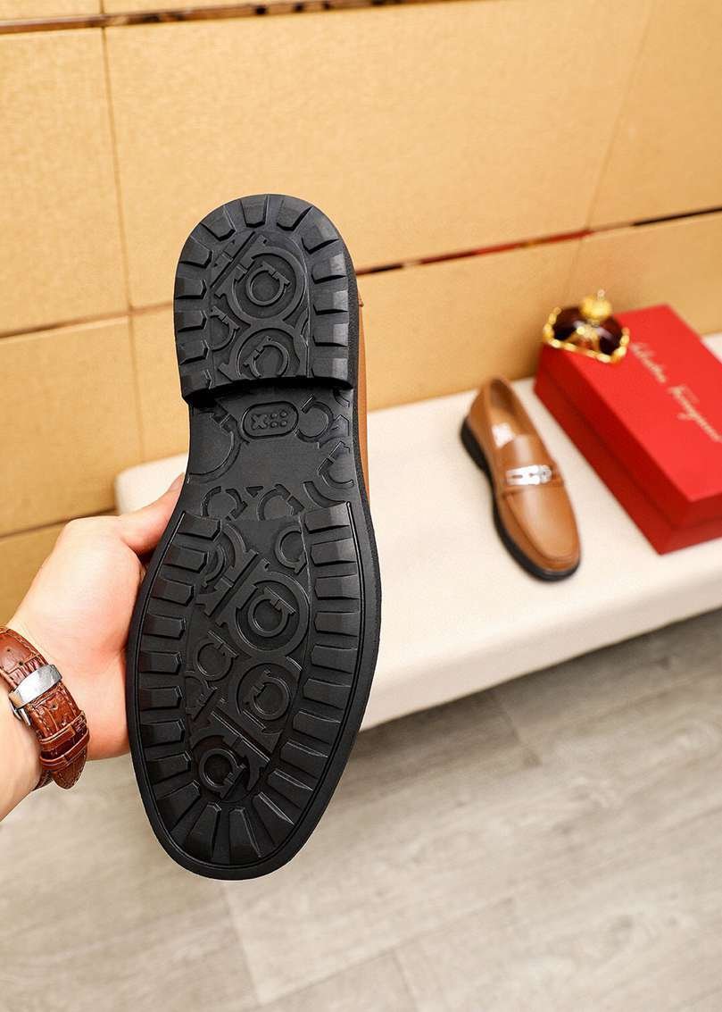 Versace Calfskin leather Dress Shoes 1615260