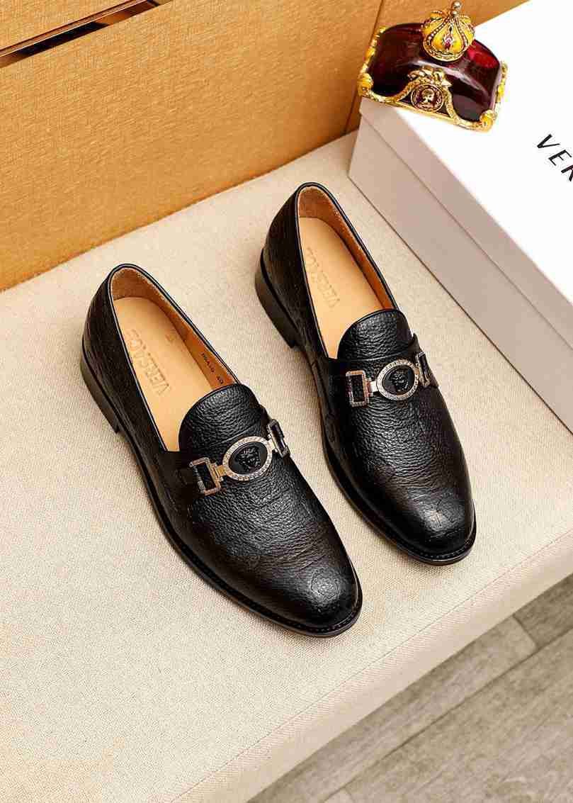 Versace Calfskin leather Dress Shoes Colorway 2 1615251-2