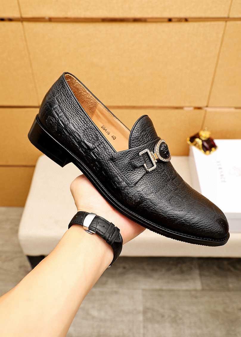 Versace Calfskin leather Dress Shoes Colorway 2 1615251-2