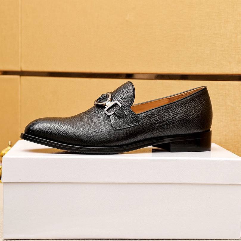Versace Calfskin leather Dress Shoes Colorway 2 1615251-2