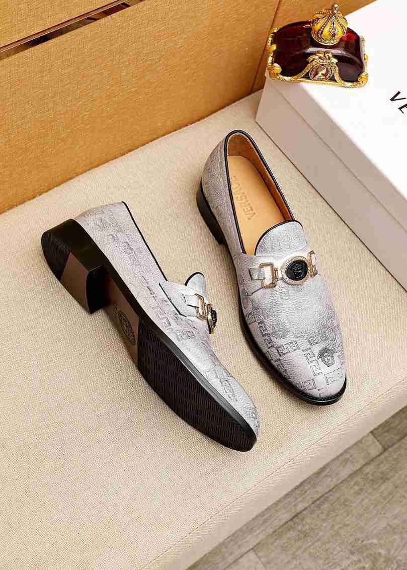 Versace Calfskin leather Dress Shoes 1615251