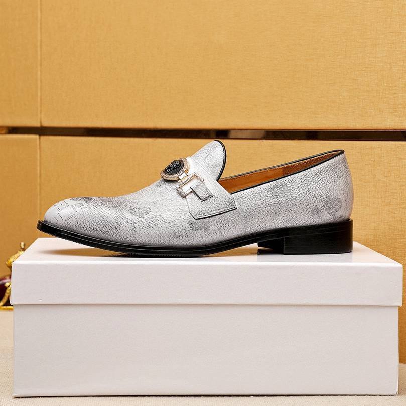 Versace Calfskin leather Dress Shoes 1615251