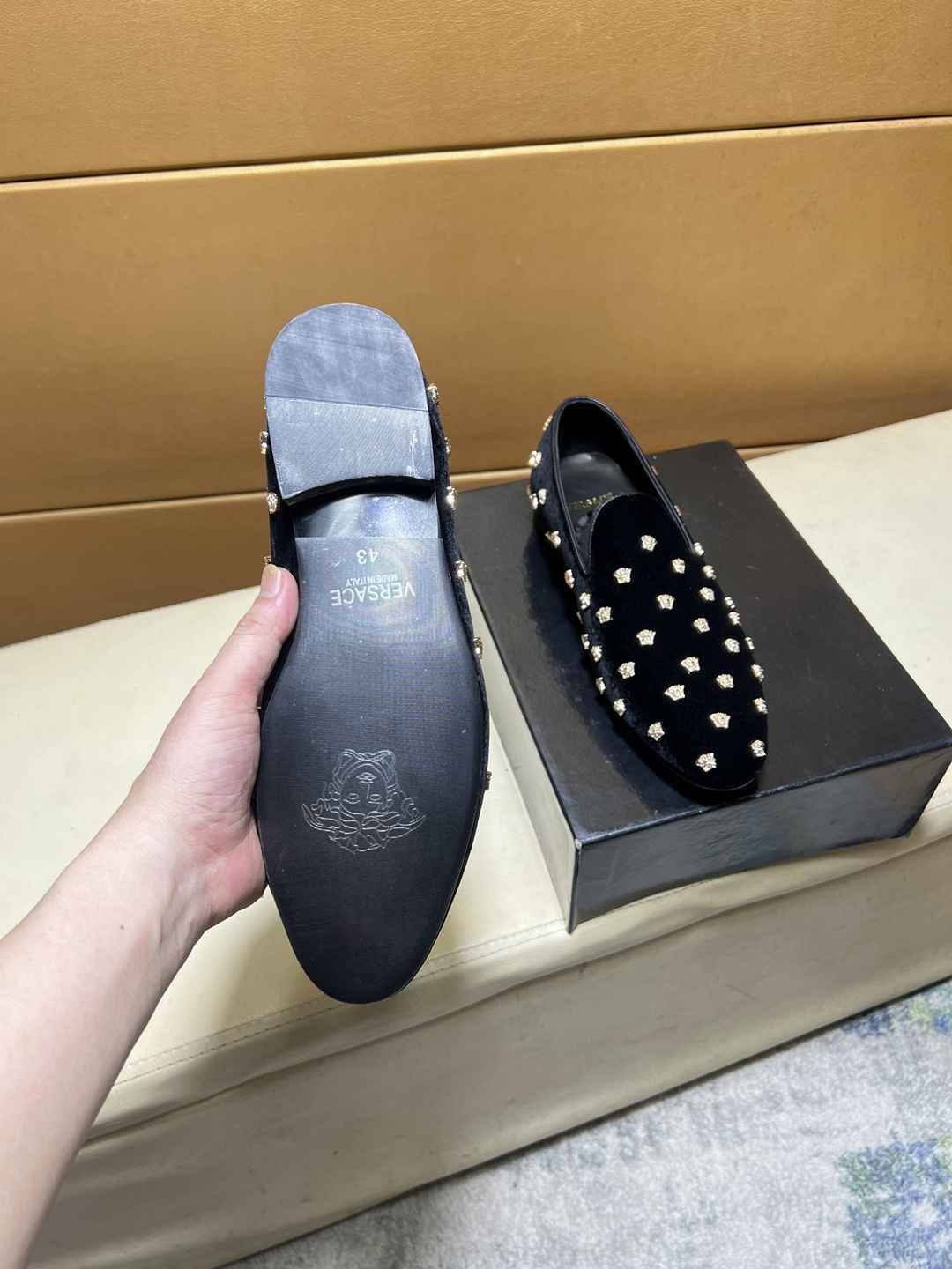Versace Men’s logo rad Loafers Colorway 1 1031260-1