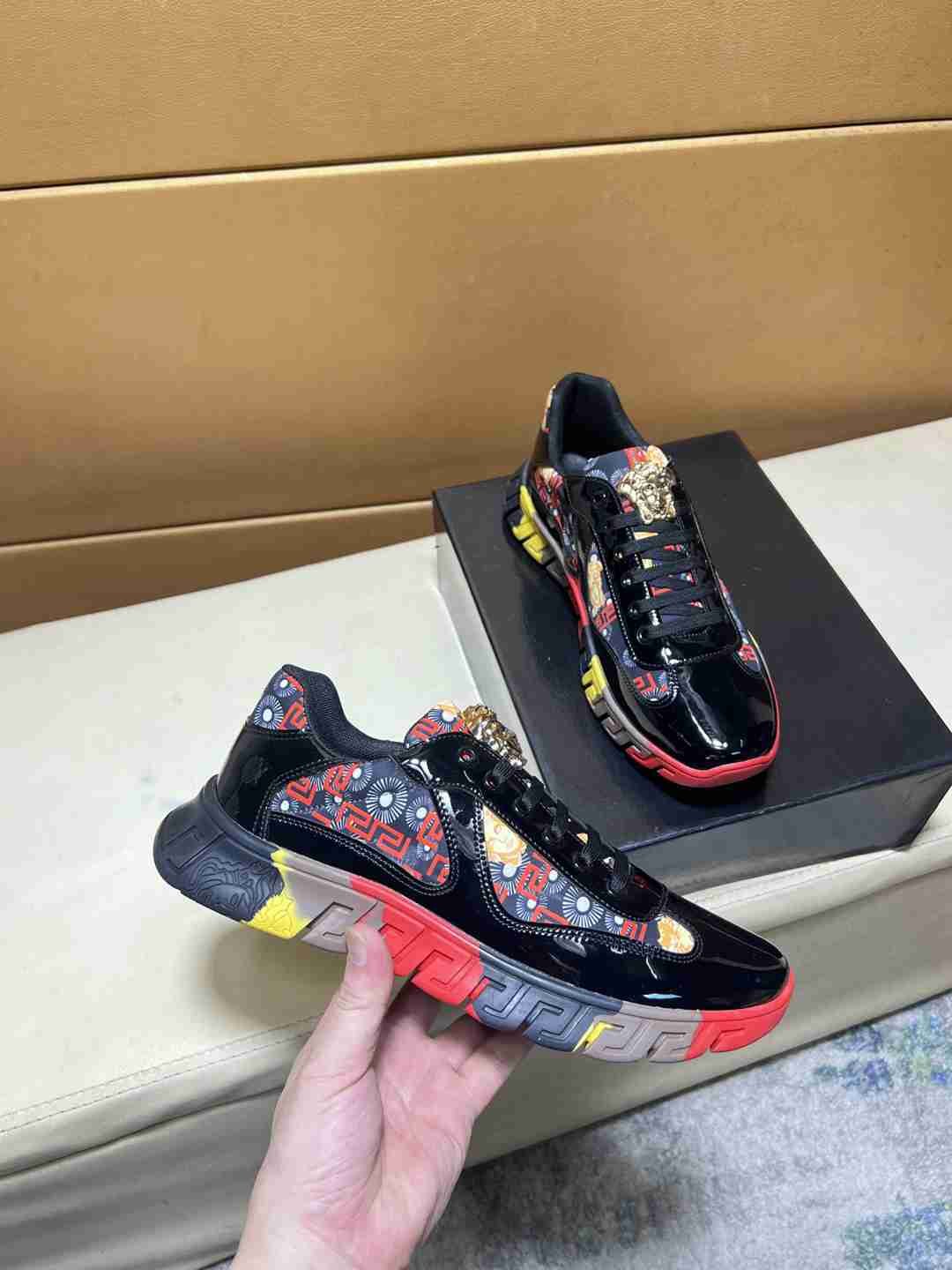 Versace Men’s Court Sneakers Colorway 6 1031220-6