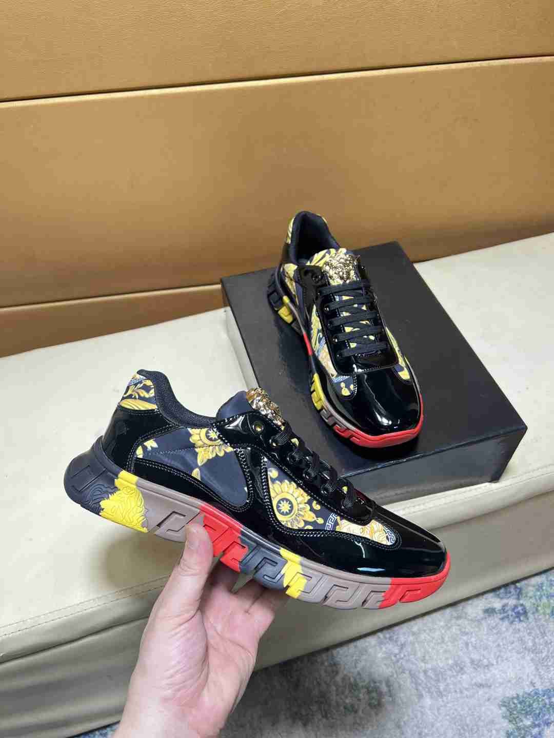 Versace Men’s Court Sneakers Colorway 4 1031220-4