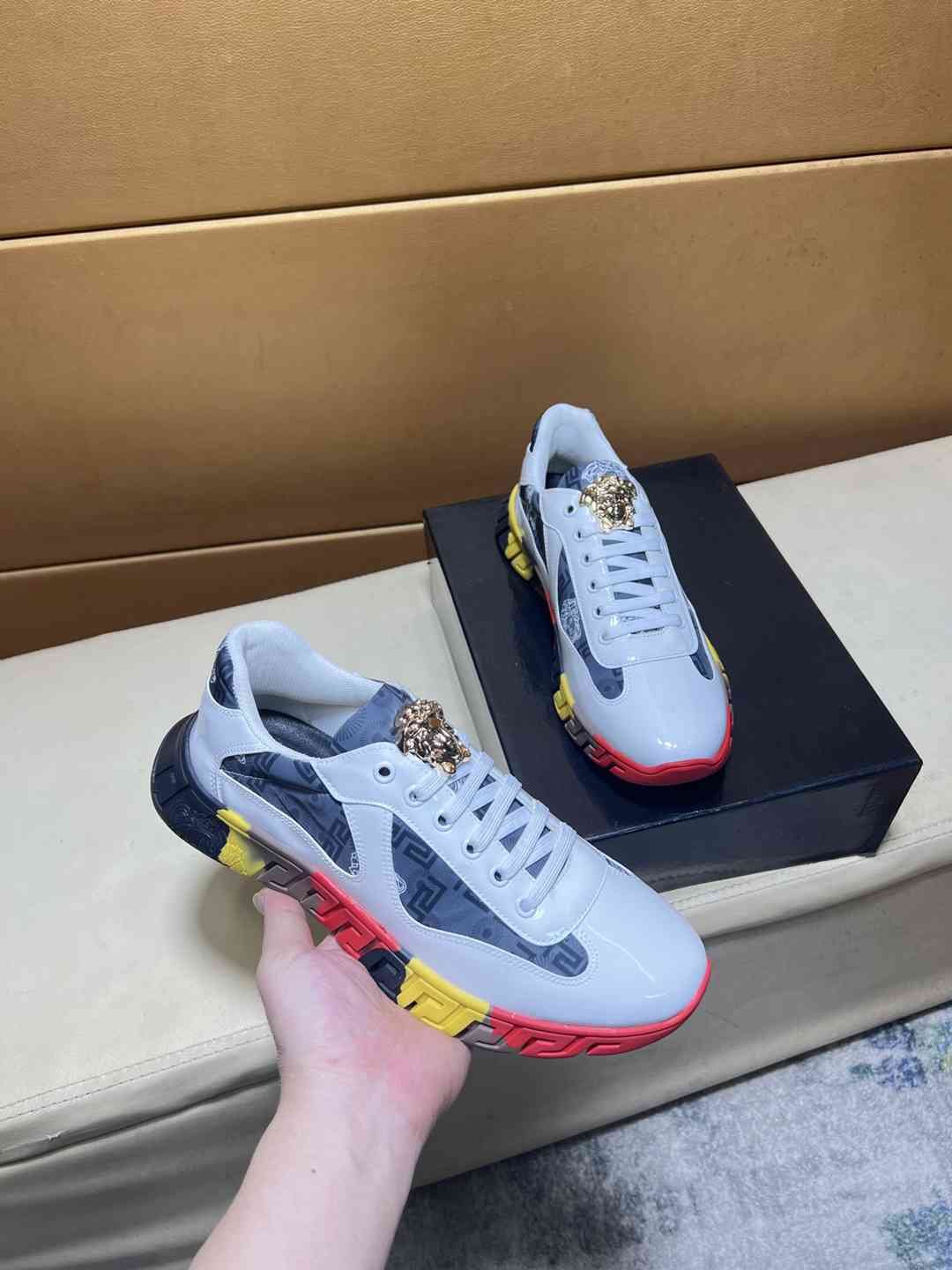 Versace Men's Court Sneakers Colorway 3 1031220-3