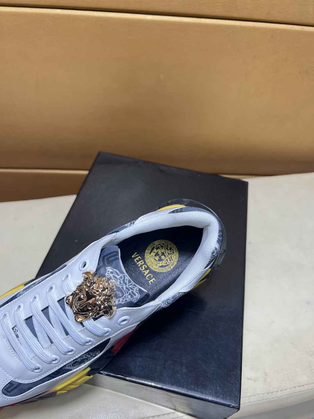 Versace Men’s Court Sneakers Colorway 3 1031220-3