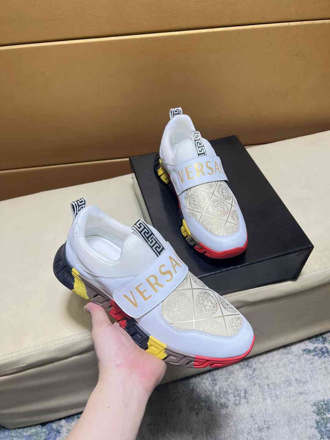 Versace Men's Court Sneakers Colorway 1 1031220-1