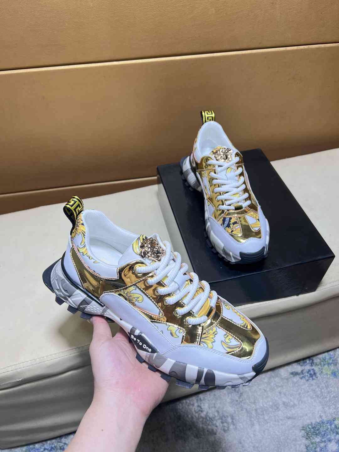Versace Men's Court Sneakers Colorway 1 1031250-1