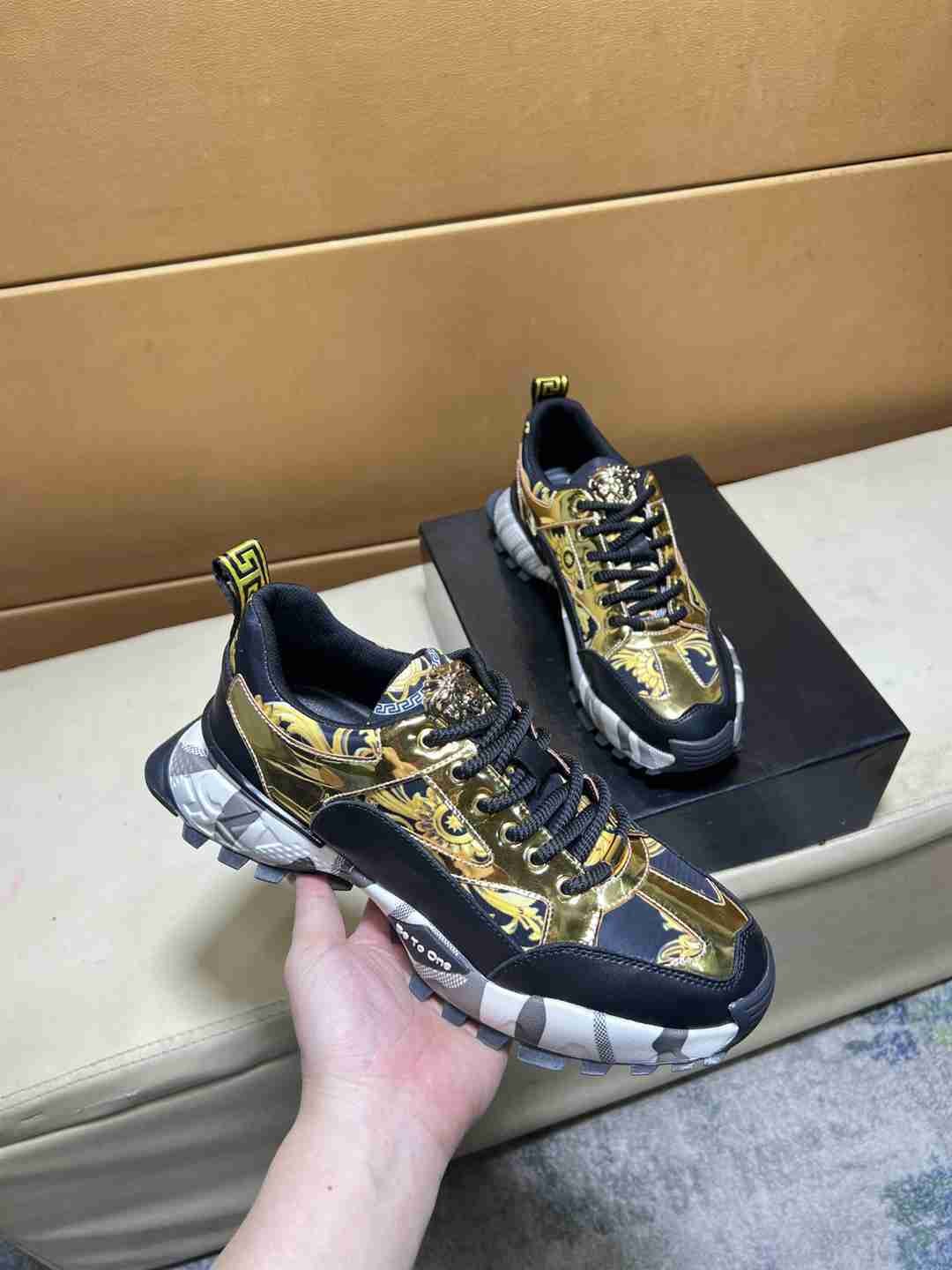 Versace Men's Court Sneakers 1031250