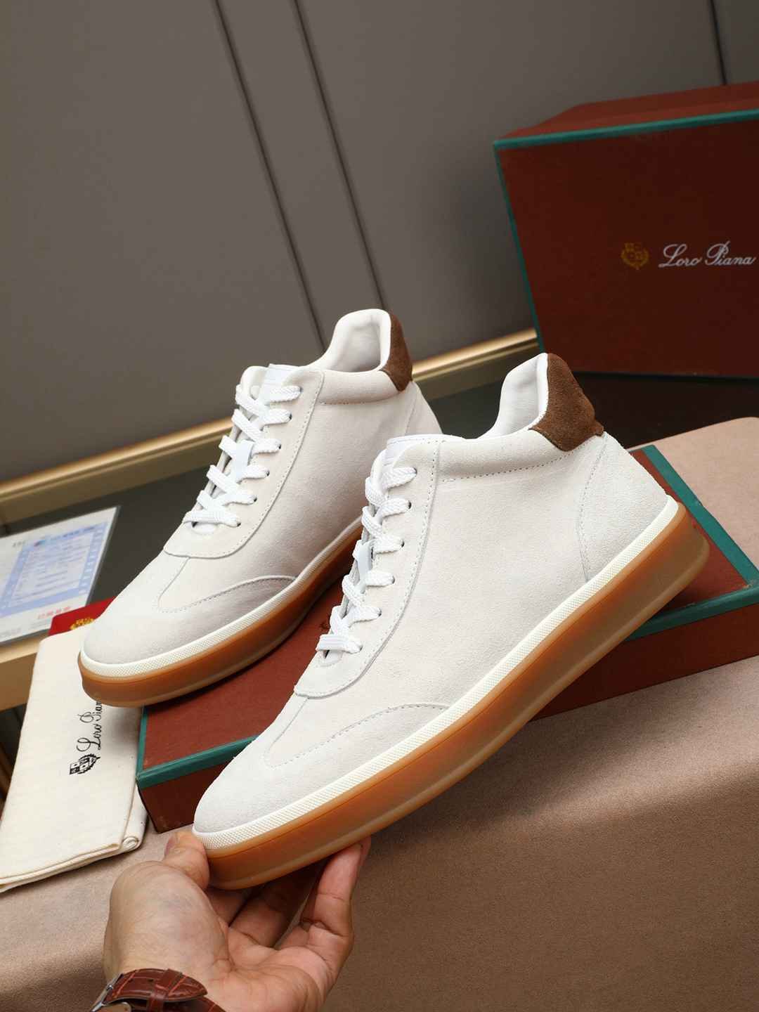 Loro Piana Men’s Lor Pian Casual Sneakers Colorway 14 1308250-14