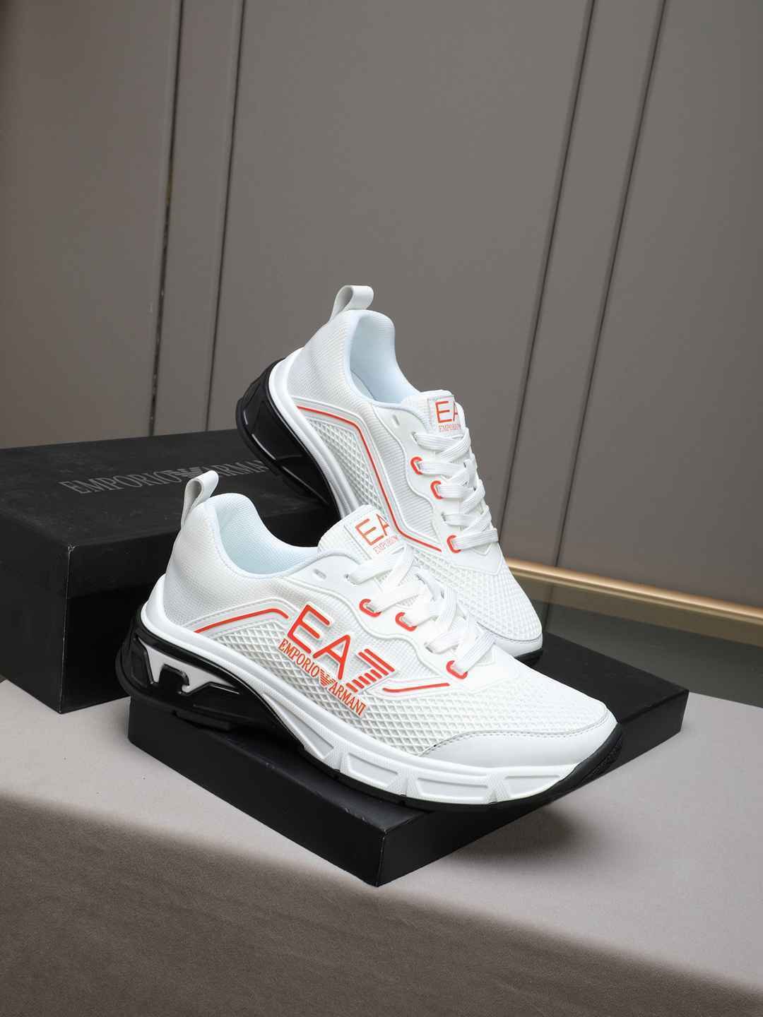 Armani Leather Designer Sneakers Colorway 25 1308240-25