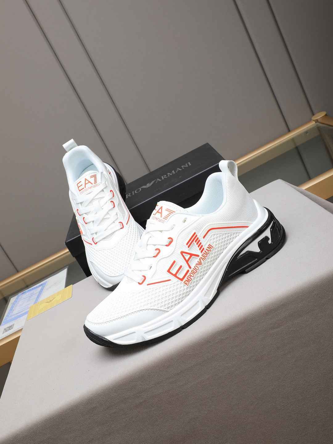 Armani Leather Designer Sneakers Colorway 25 1308240-25