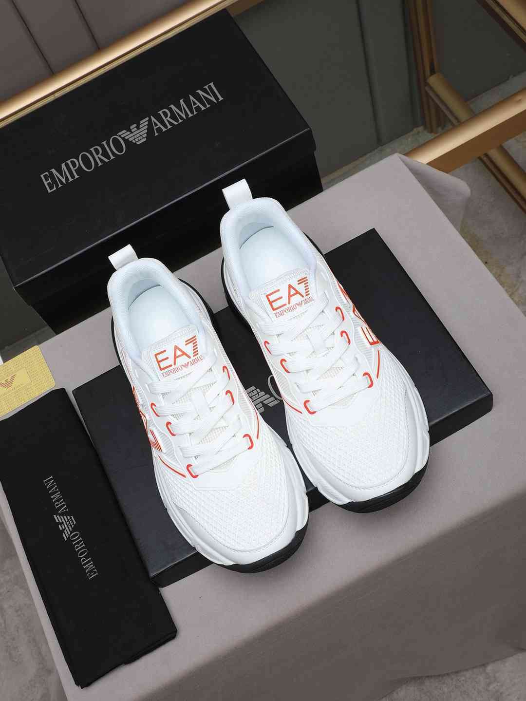 Armani Leather Designer Sneakers Colorway 25 1308240-25