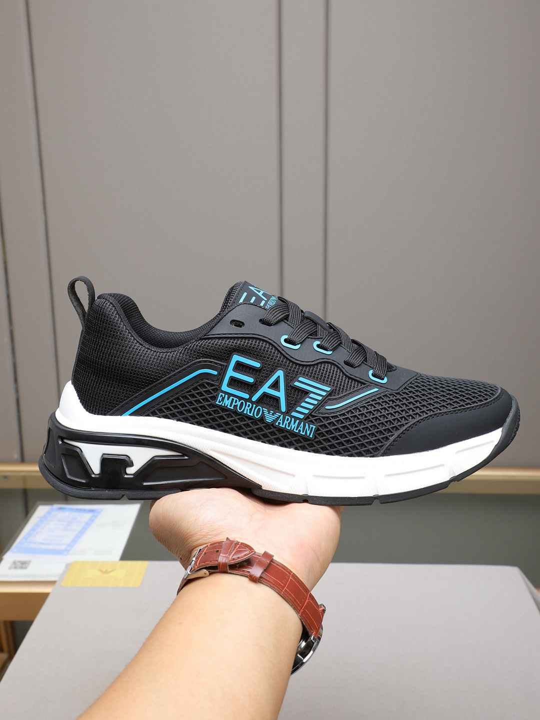Armani Leather Designer Sneakers Colorway 24 1308240-24