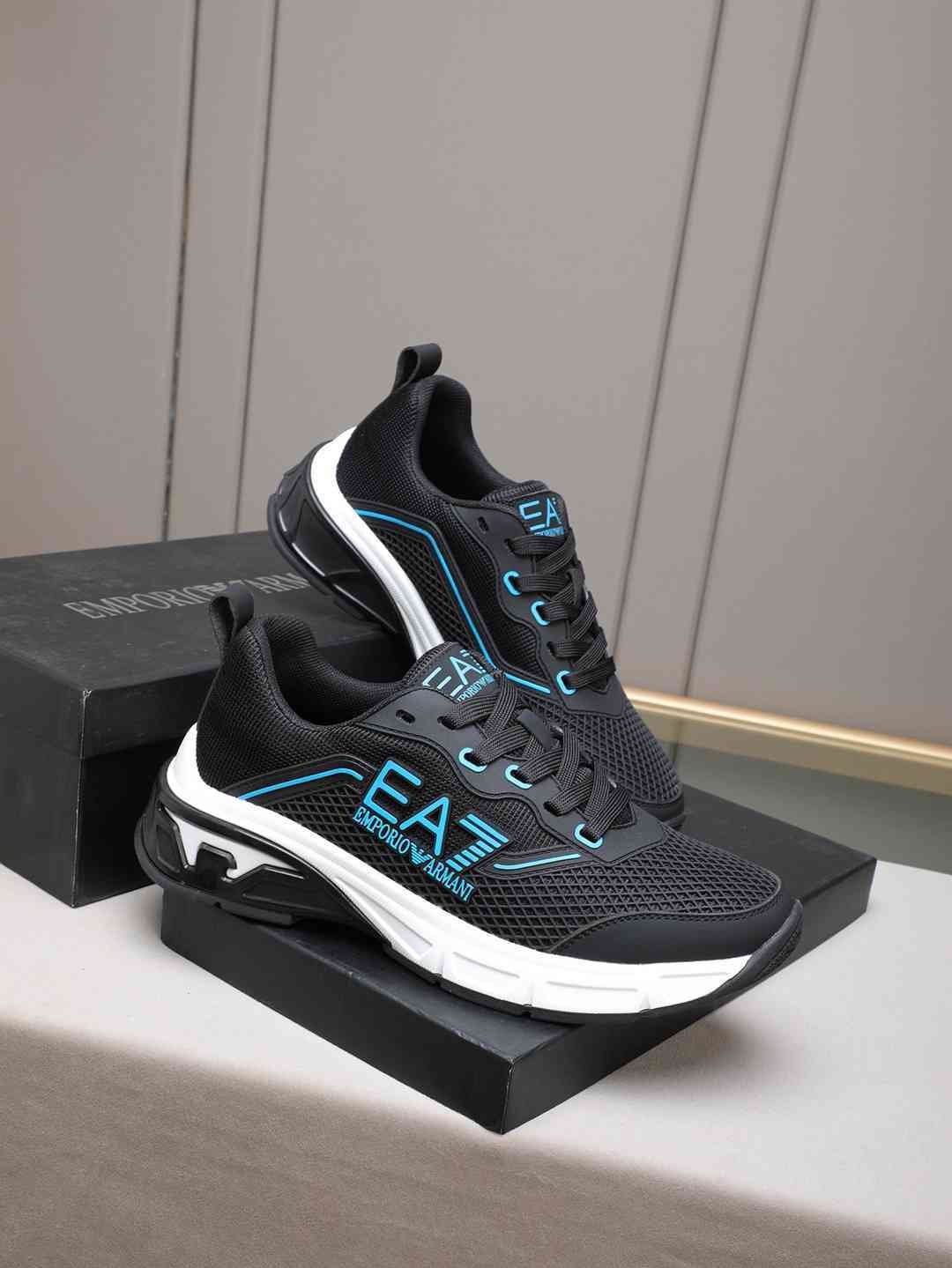 Armani Leather Designer Sneakers Colorway 24 1308240-24
