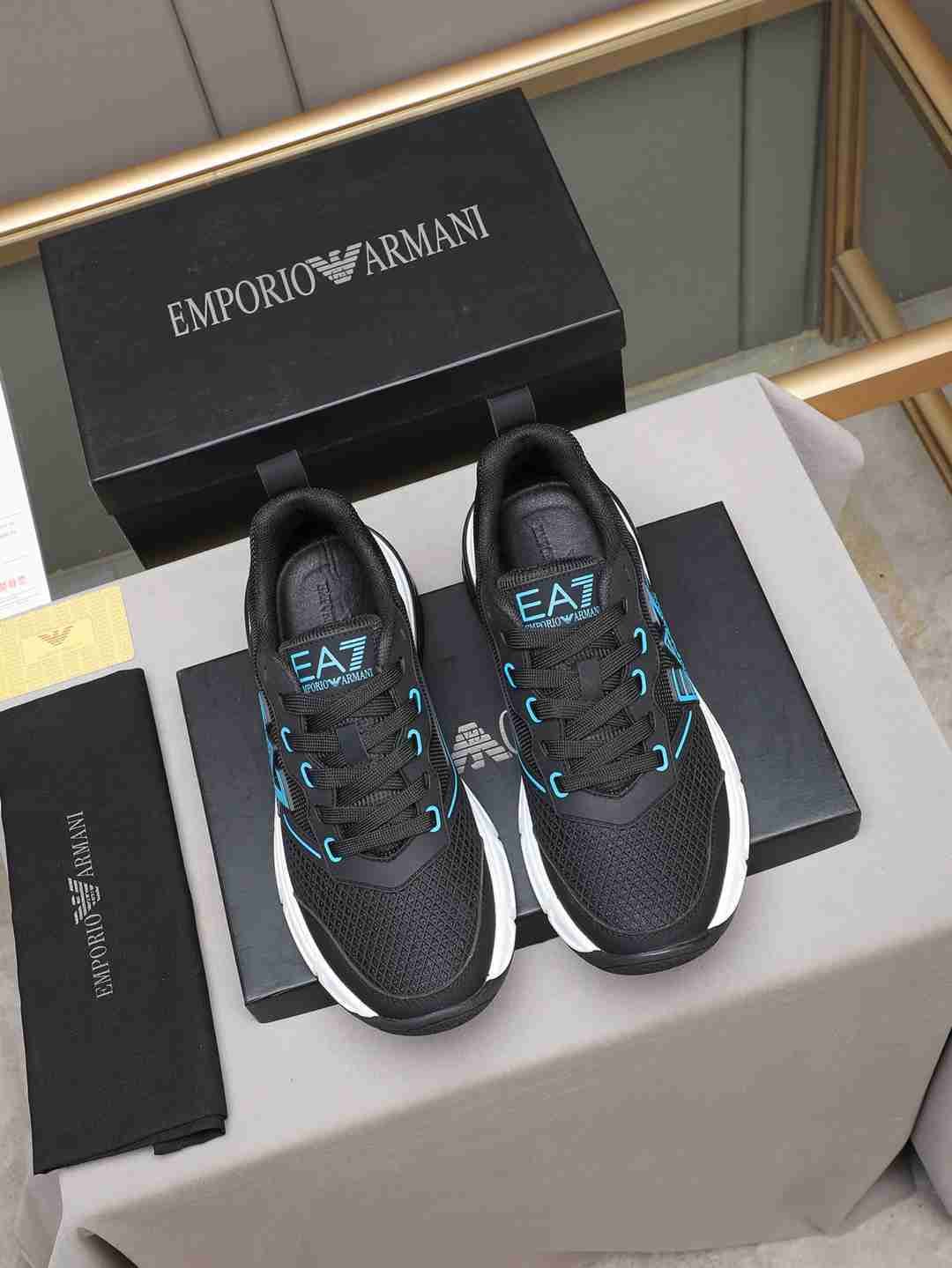 Armani Leather Designer Sneakers Colorway 24 1308240-24
