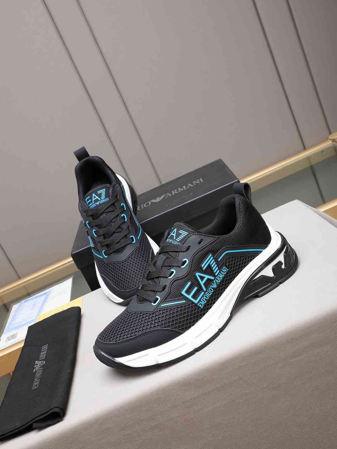 Armani Leather Designer Sneakers Colorway 24 1308240-24