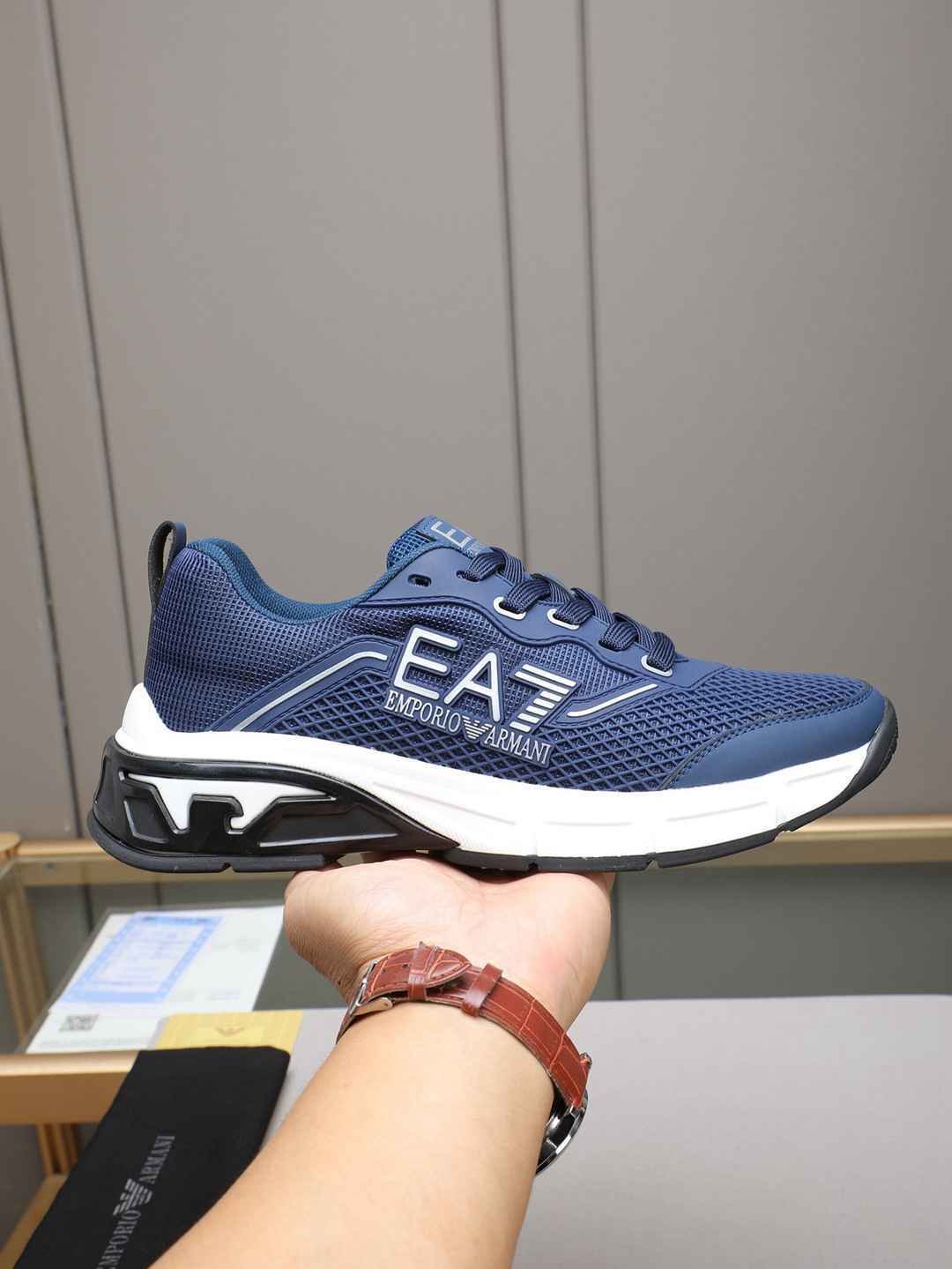 Armani Leather Designer Sneakers Colorway 23 1308240-23
