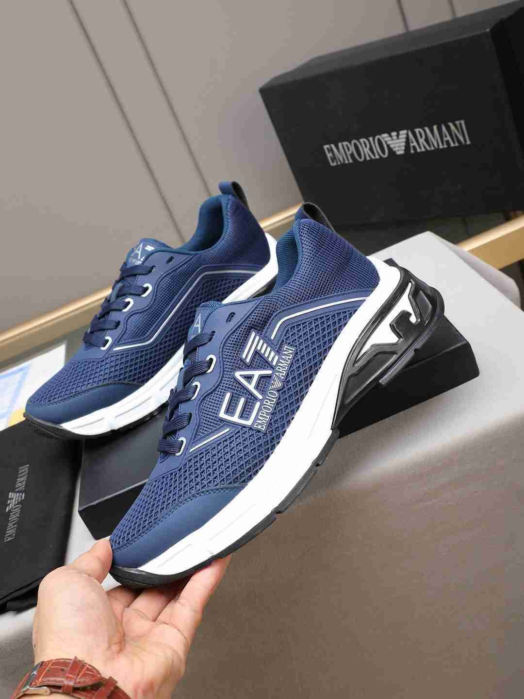 Armani Leather Designer Sneakers Colorway 23 1308240-23