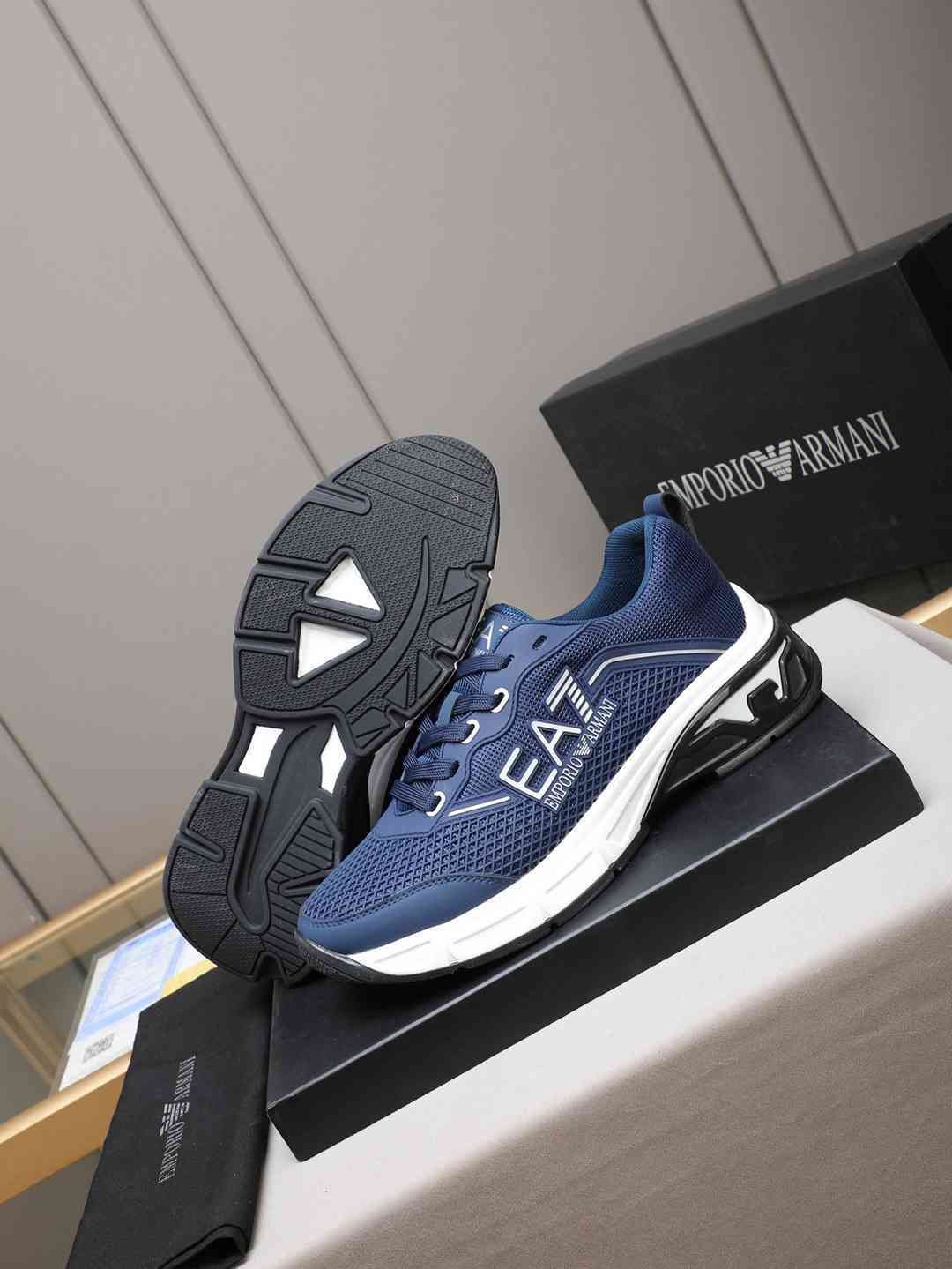 Armani Leather Designer Sneakers Colorway 23 1308240-23