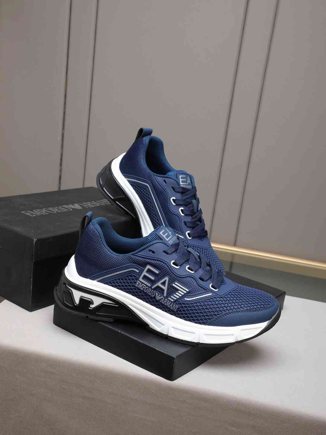 Armani Leather Designer Sneakers Colorway 23 1308240-23