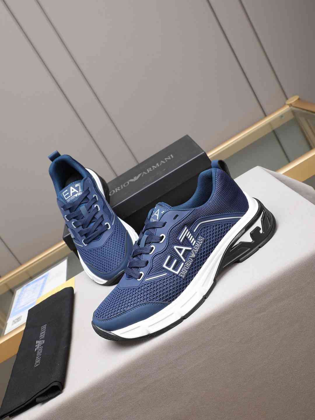Armani Leather Designer Sneakers Colorway 23 1308240-23