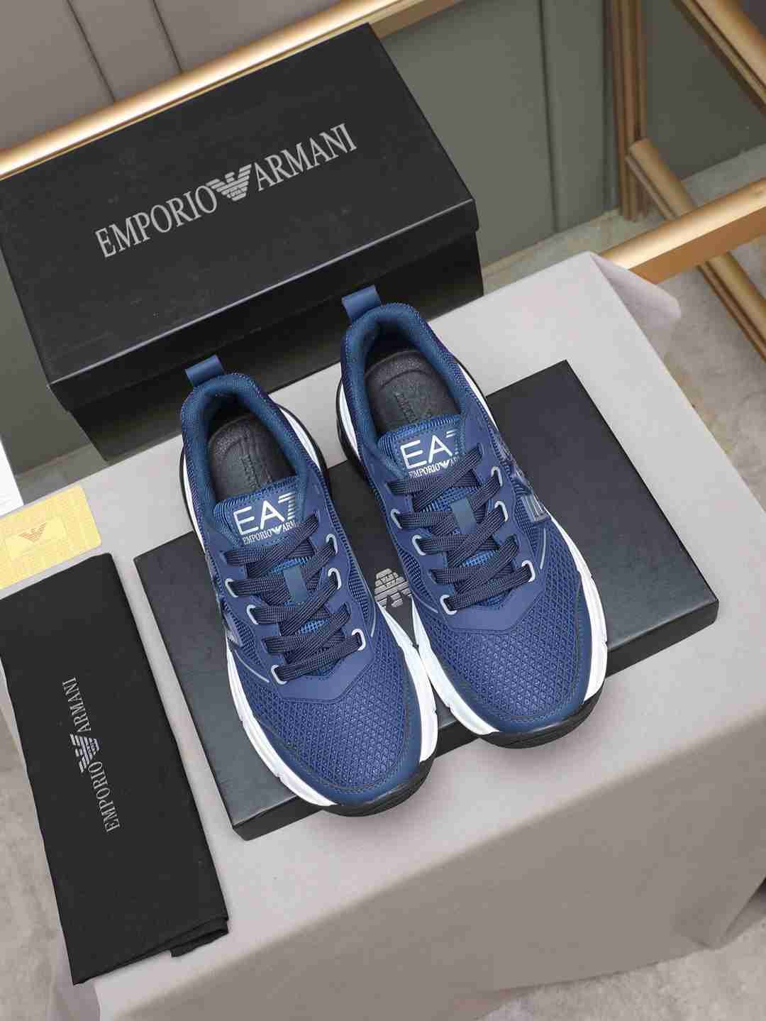 Armani Leather Designer Sneakers Colorway 23 1308240-23