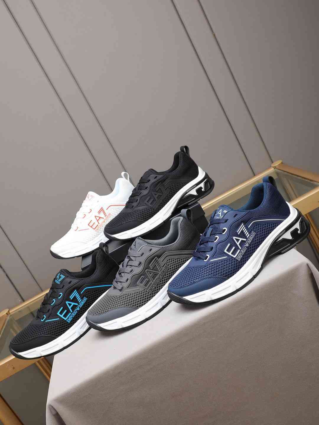 Armani Leather Designer Sneakers Colorway 23 1308240-23