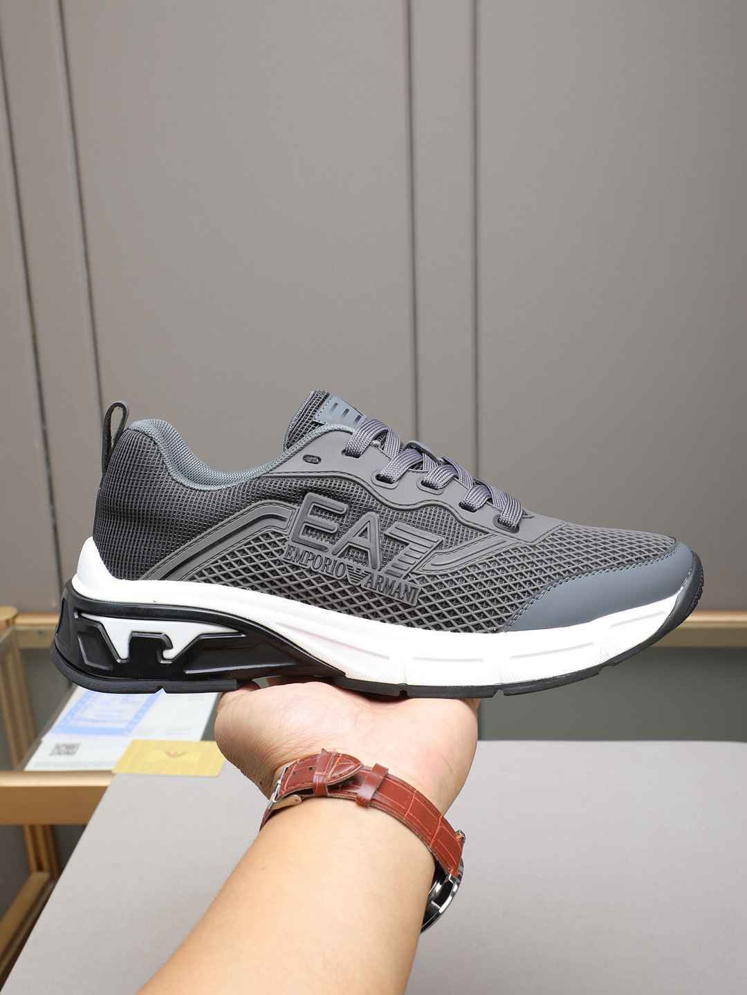 Armani Leather Designer Sneakers Colorway 22 1308240-22