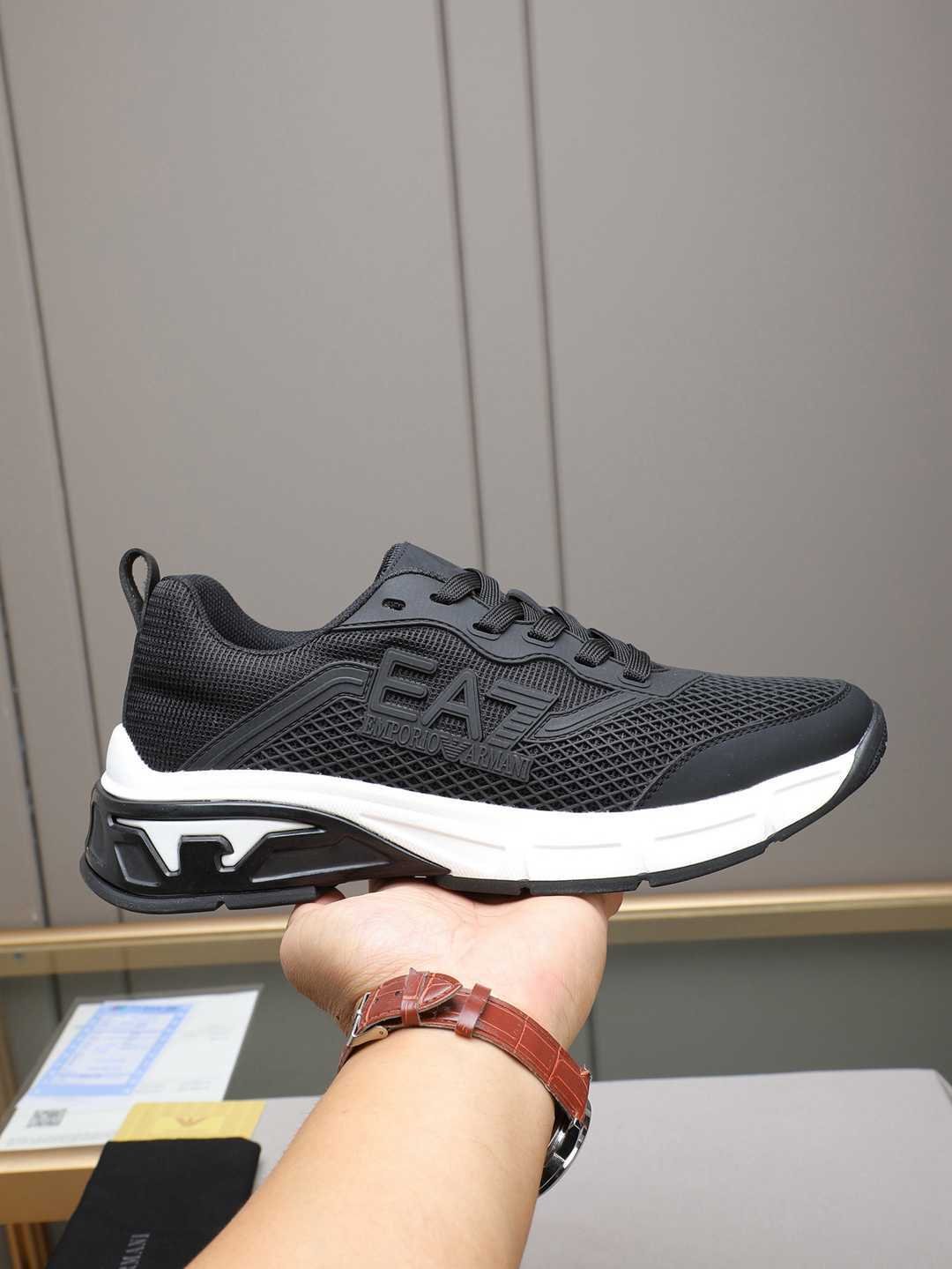 Armani Leather Designer Sneakers Colorway 21 1308240-21