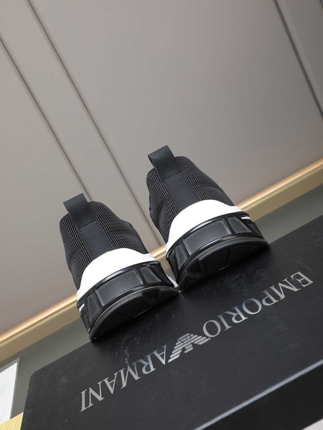 Armani Leather Designer Sneakers Colorway 21 1308240-21