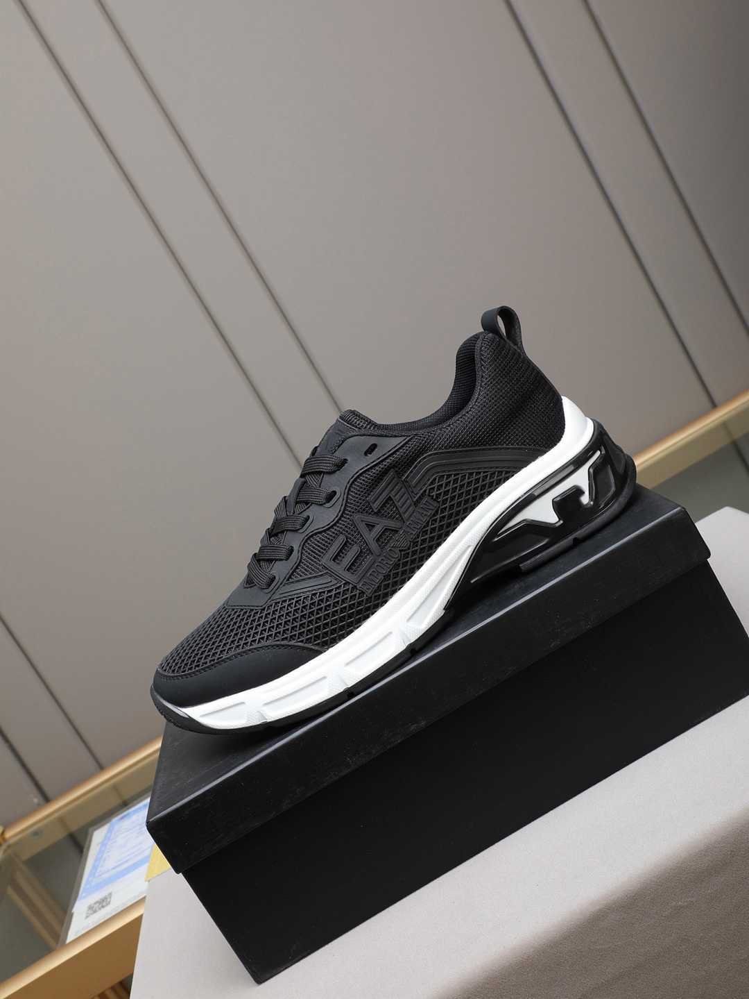 Armani Leather Designer Sneakers Colorway 21 1308240-21