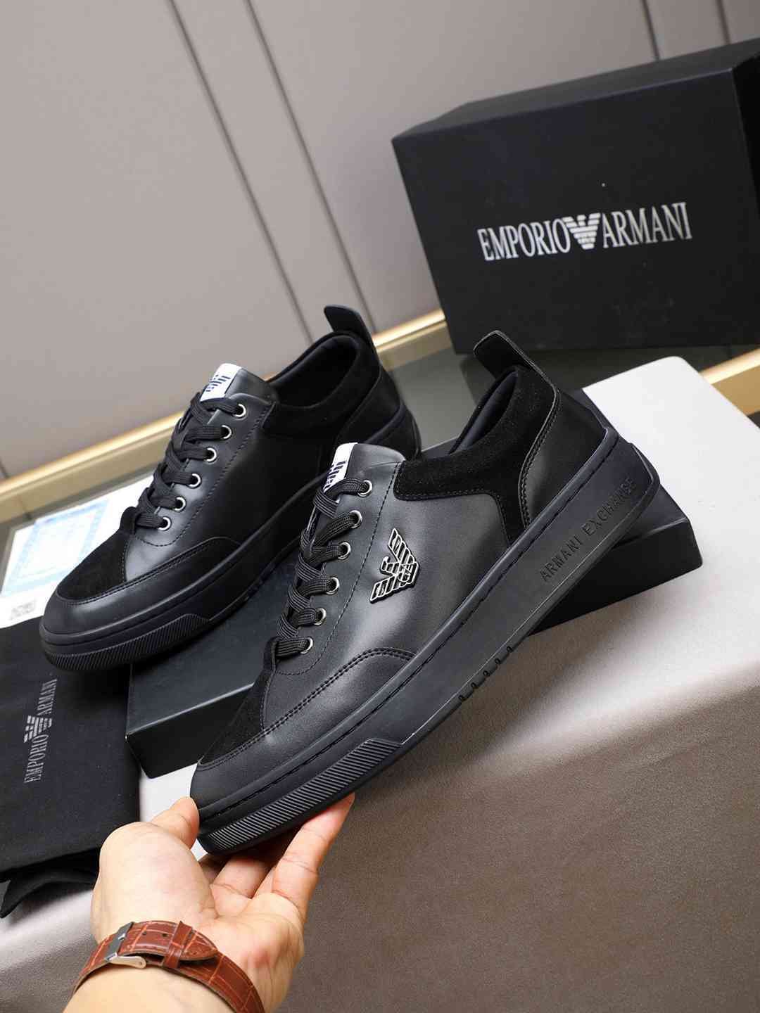 Armani Men’s GIORGIO logo Casual Sneakers Colorway 14 1308230-14