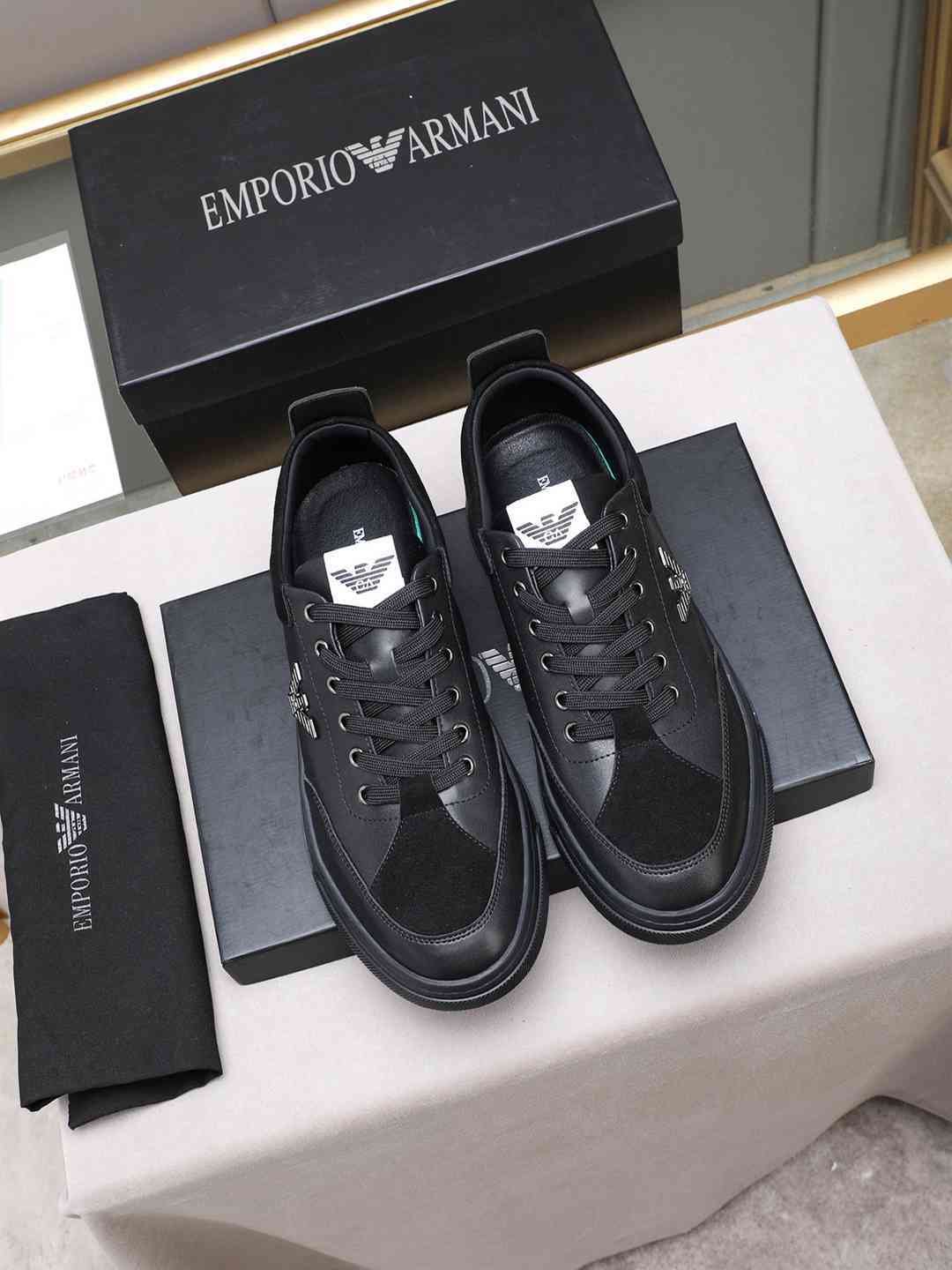 Armani Men’s GIORGIO logo Casual Sneakers Colorway 14 1308230-14