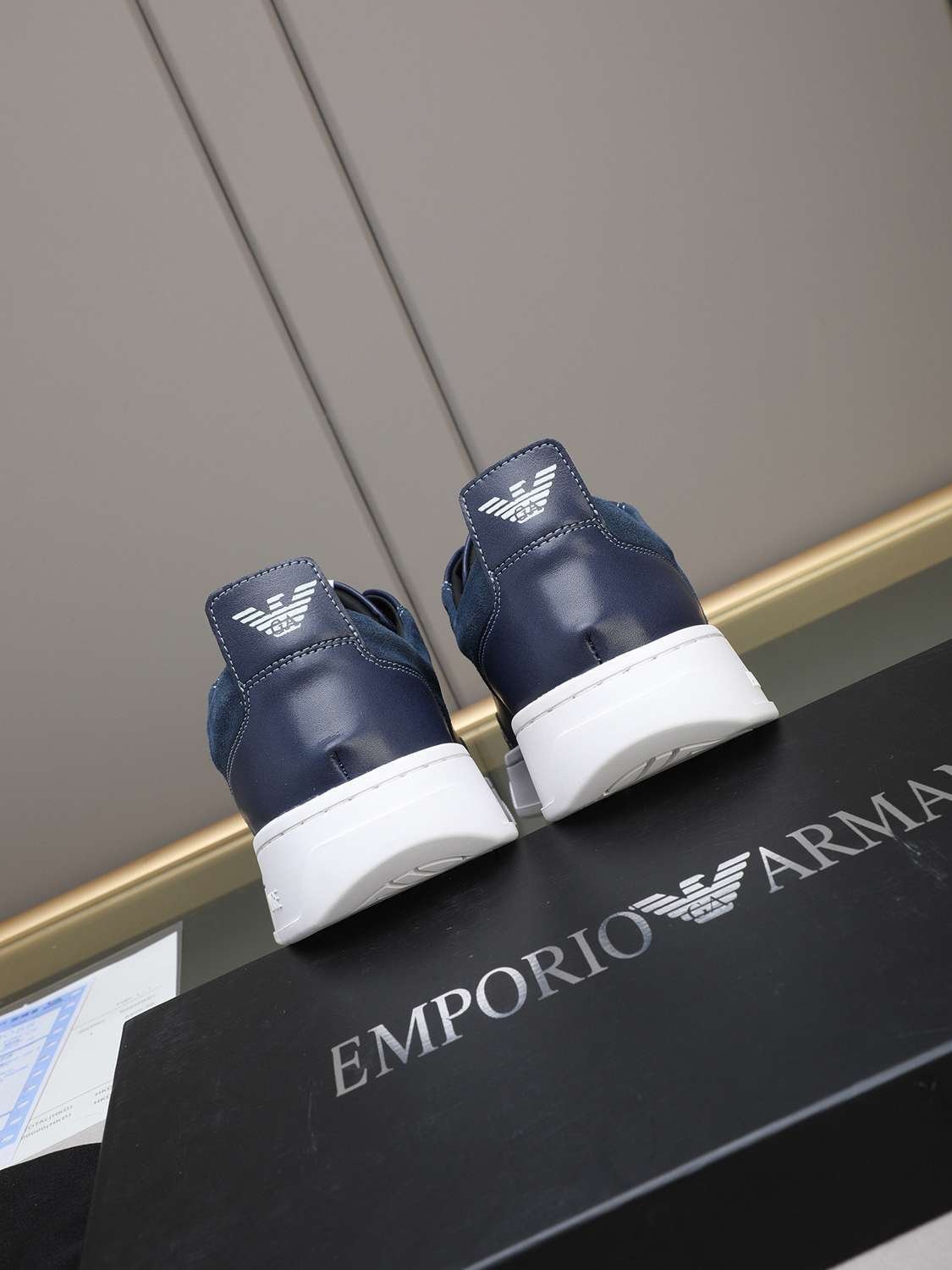 Armani Men’s GIORGIO logo Casual Sneakers Colorway 12 1308230-12