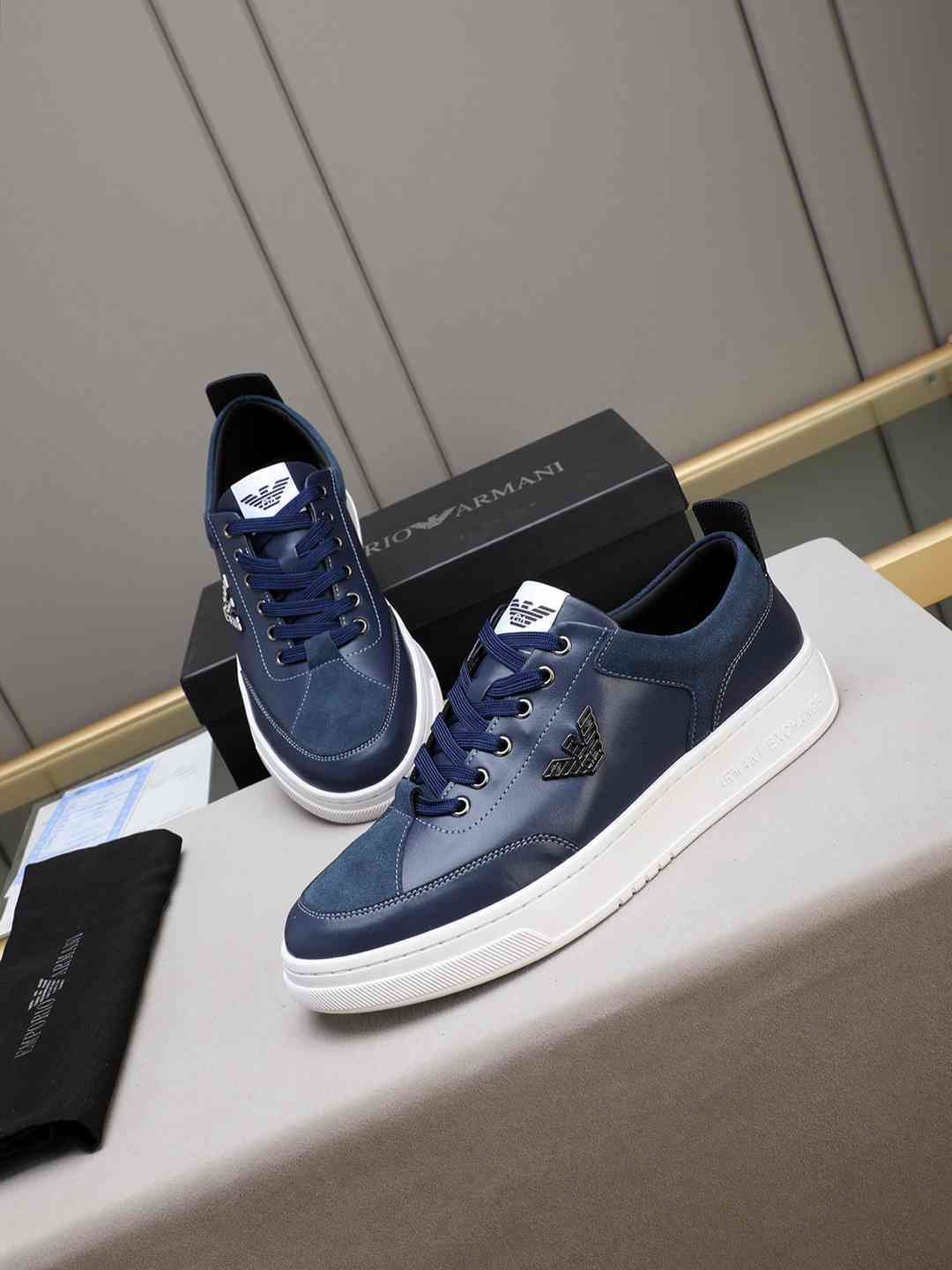 Armani Men’s GIORGIO logo Casual Sneakers Colorway 12 1308230-12
