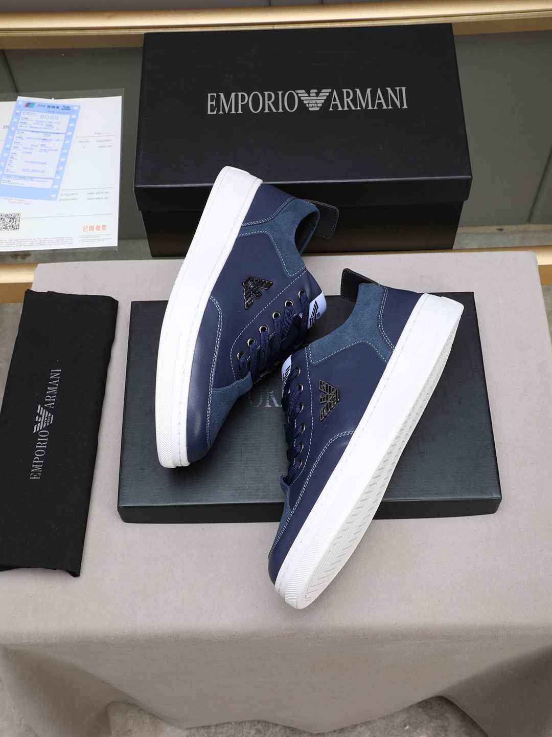 Armani Men’s GIORGIO logo Casual Sneakers Colorway 12 1308230-12