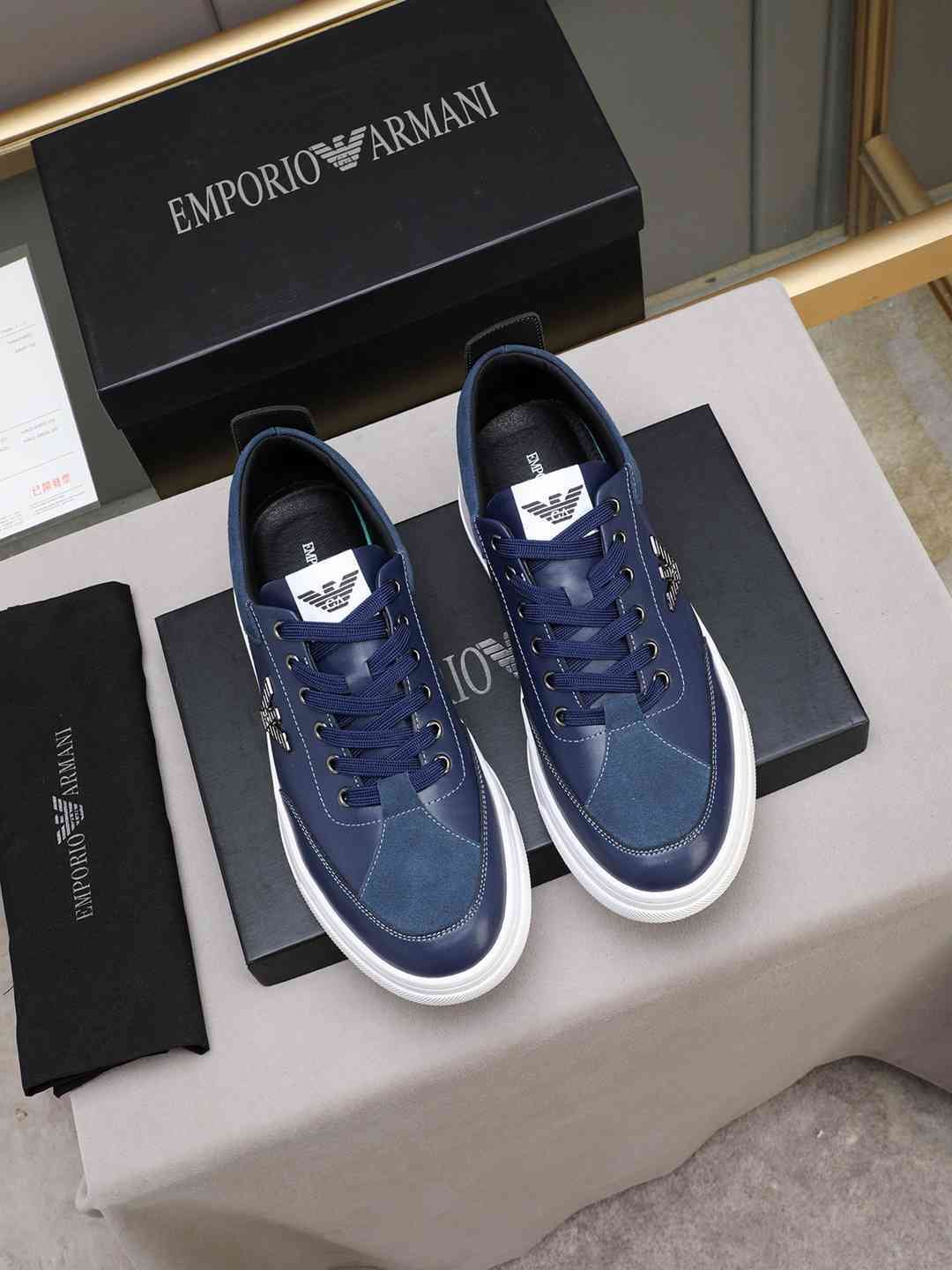 Armani Men’s GIORGIO logo Casual Sneakers Colorway 12 1308230-12